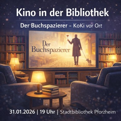 KoKi zeigt „Der Buchspazierer“ in der Stadtbibliothek